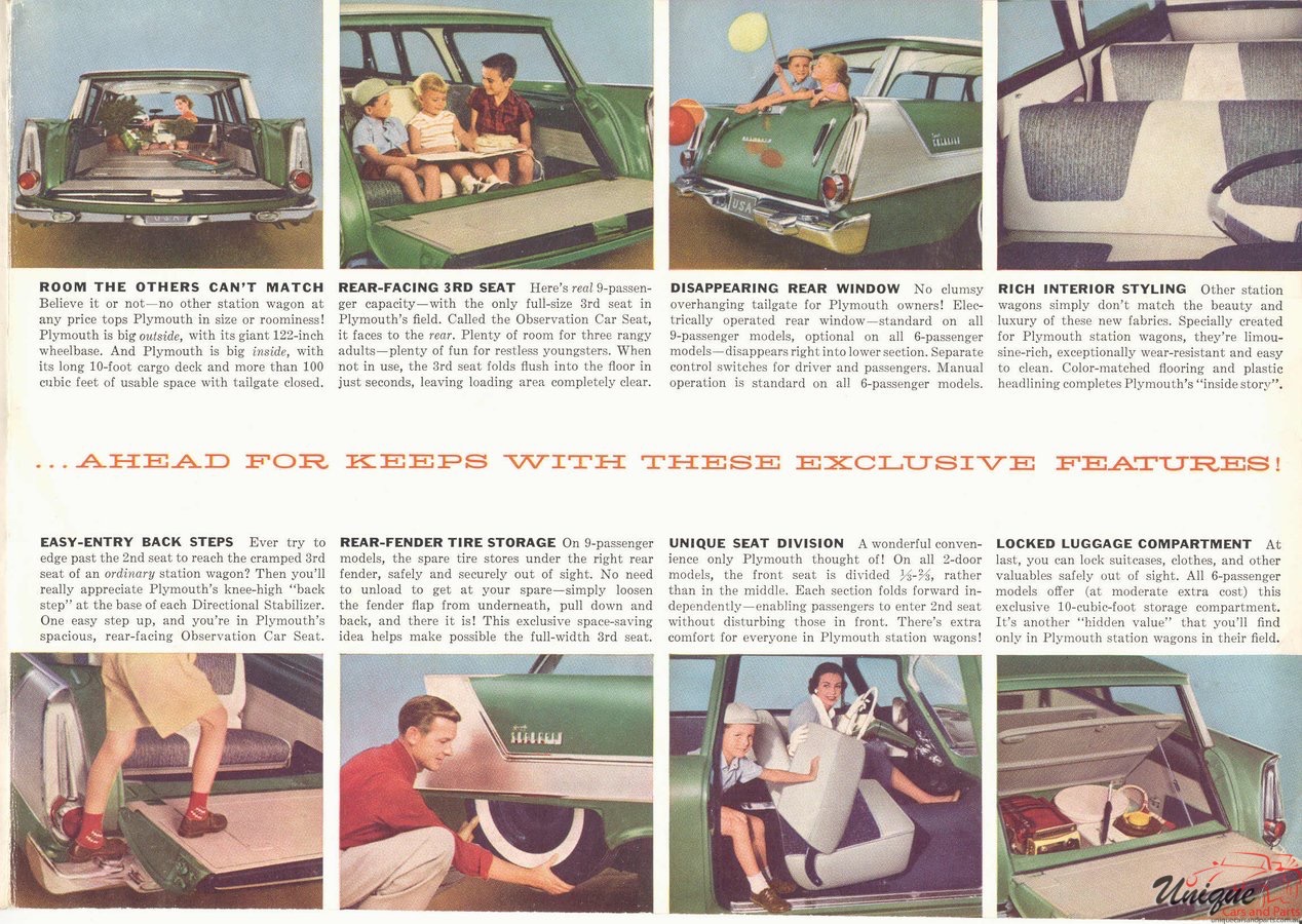 1958 Plymouth Wagons Brochure Page 5